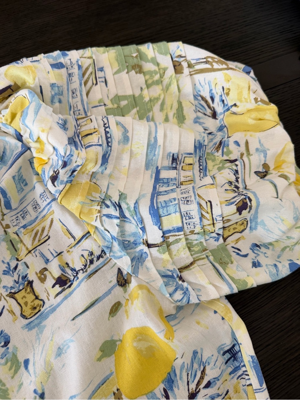 Sugarlips Amalfi Lemon Print Blouse and Short Outfit - Picture 8 of 8